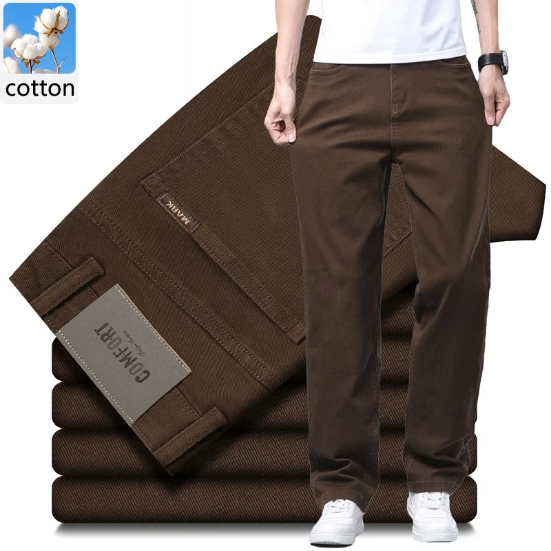 Formal Trouser Stretch - Pantalones de Algodón Elásticos Casuales de