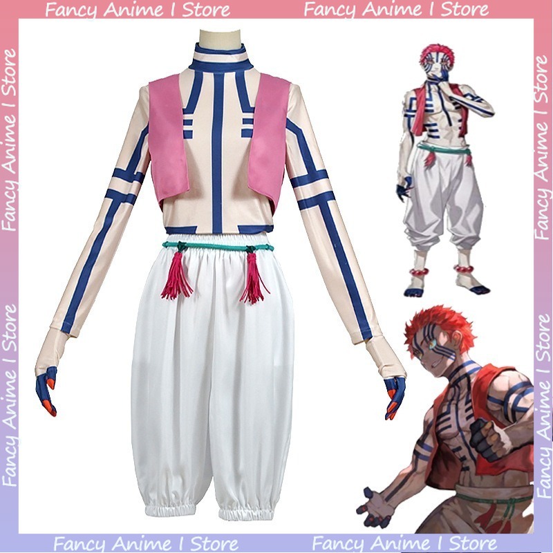 Mens Fashion Dress - Disfraz de Anime Akaza para adultos,