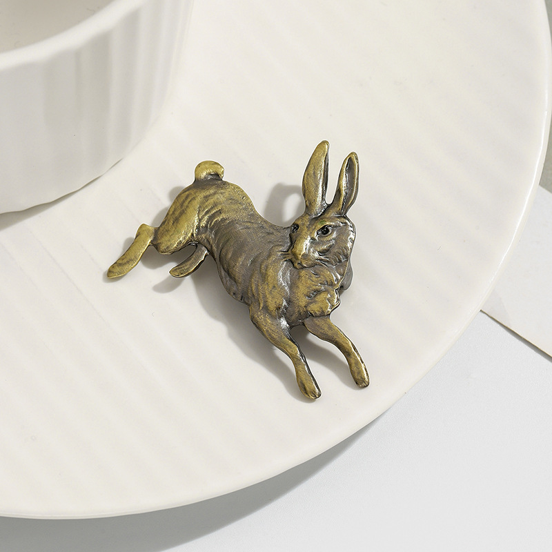 Men'S Fashion Easter - Broches vintage chapados en oro con