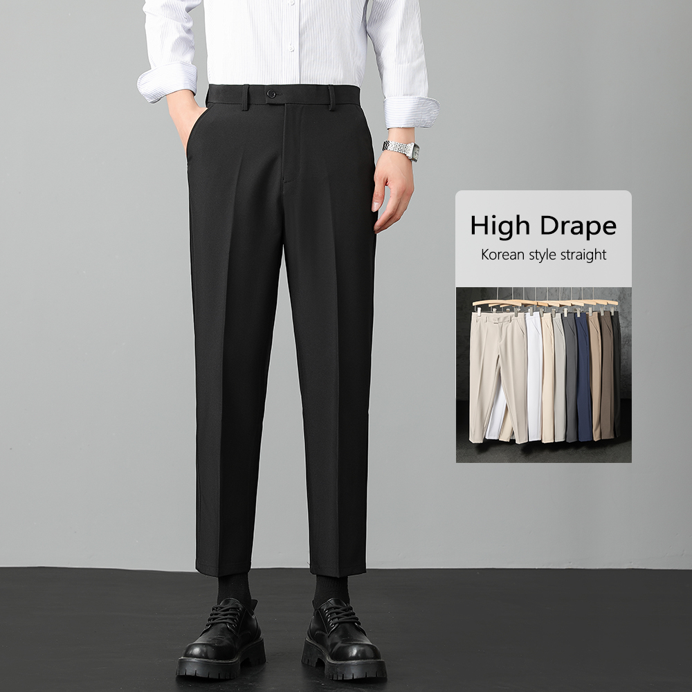 Formal Trouser Stretch - Pantalones de Traje Elásticos Rectos para