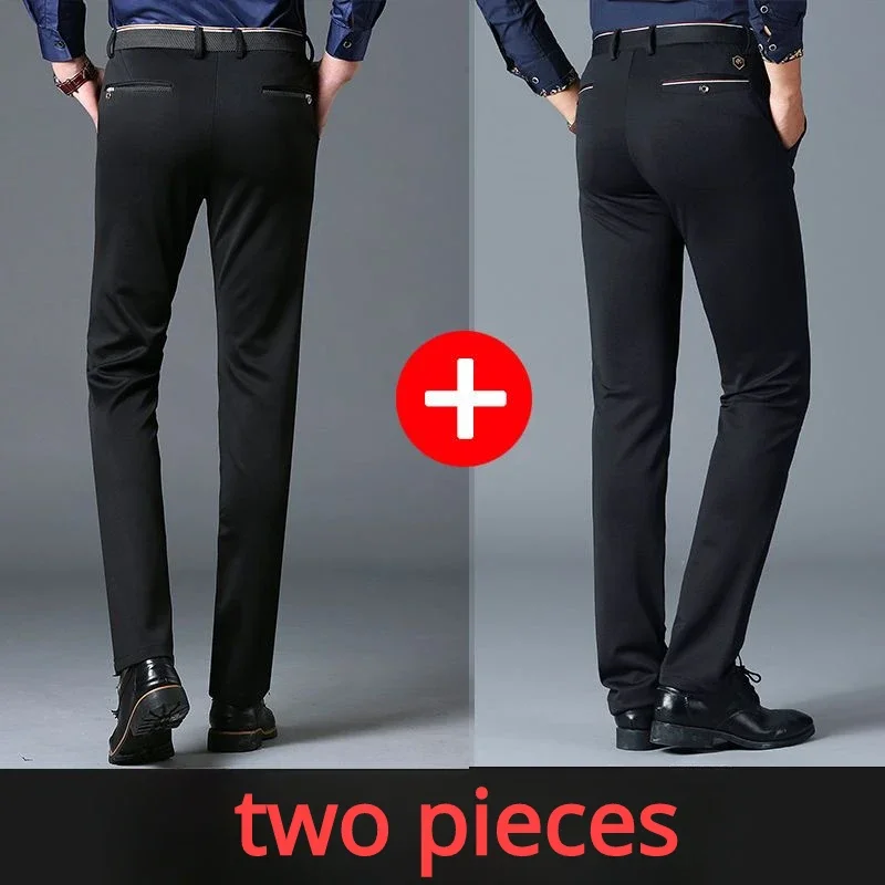Formal Trouser Stretch - Pantalones de traje informales elásticos para