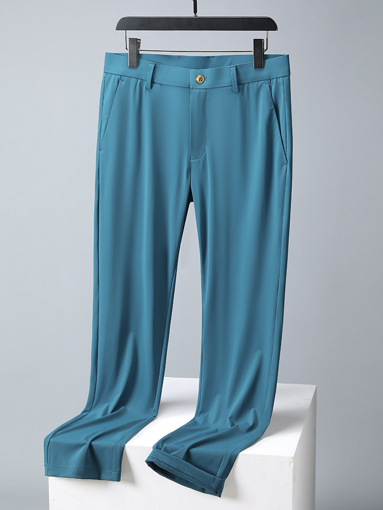 Formal Trouser Stretch - Pantalones largos de verano para hombre,