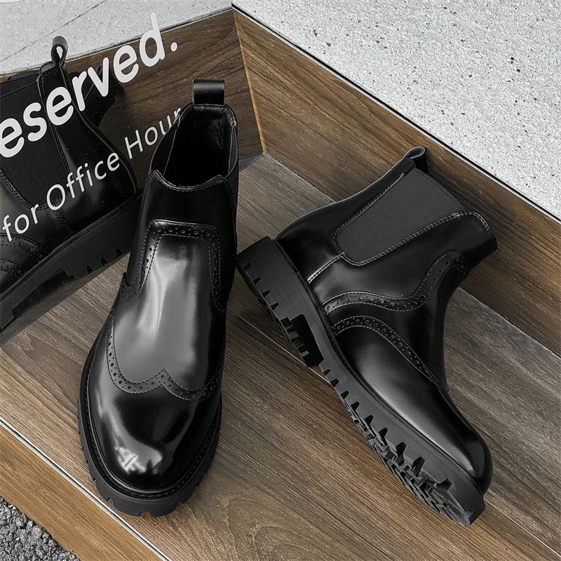 Chelsea Boots Men - Botas chelsea de talla grande para