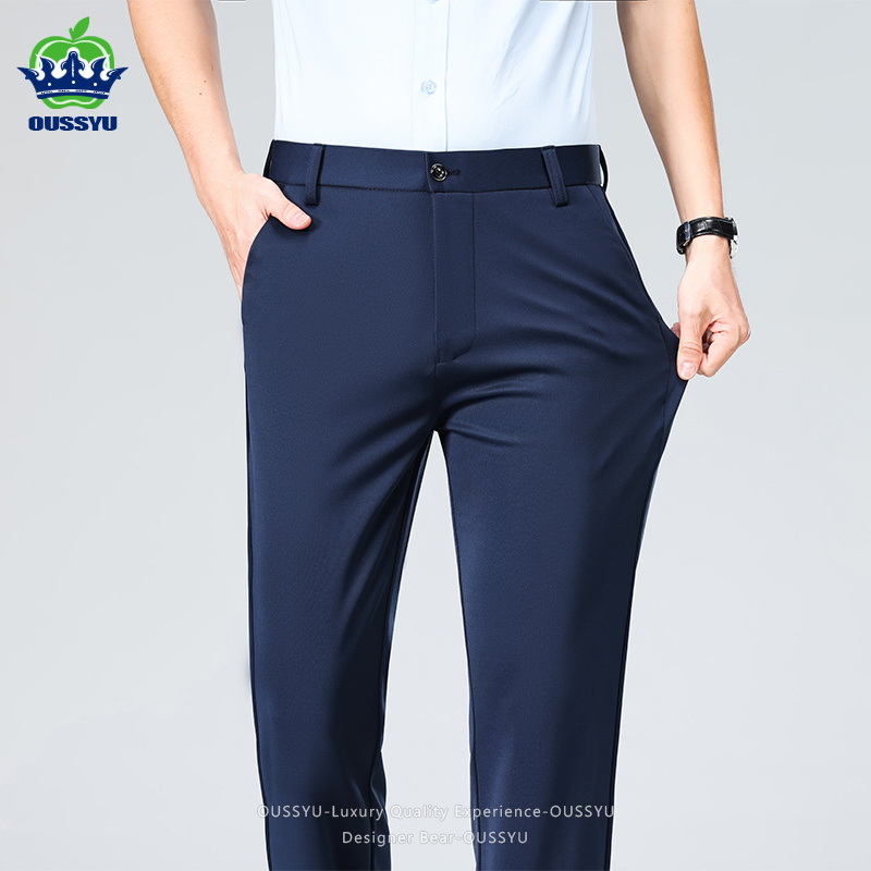 Formal Trouser Stretch - Pantalones de Traje Elásticos Delgados de
