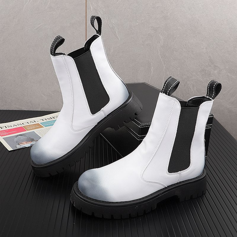Chelsea Boots Men - Botas de cuero genuino de lujo