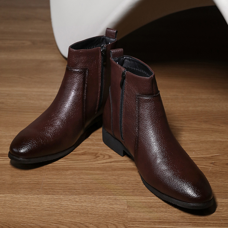Chelsea Boots Men - Botines de cuero suave para hombre,