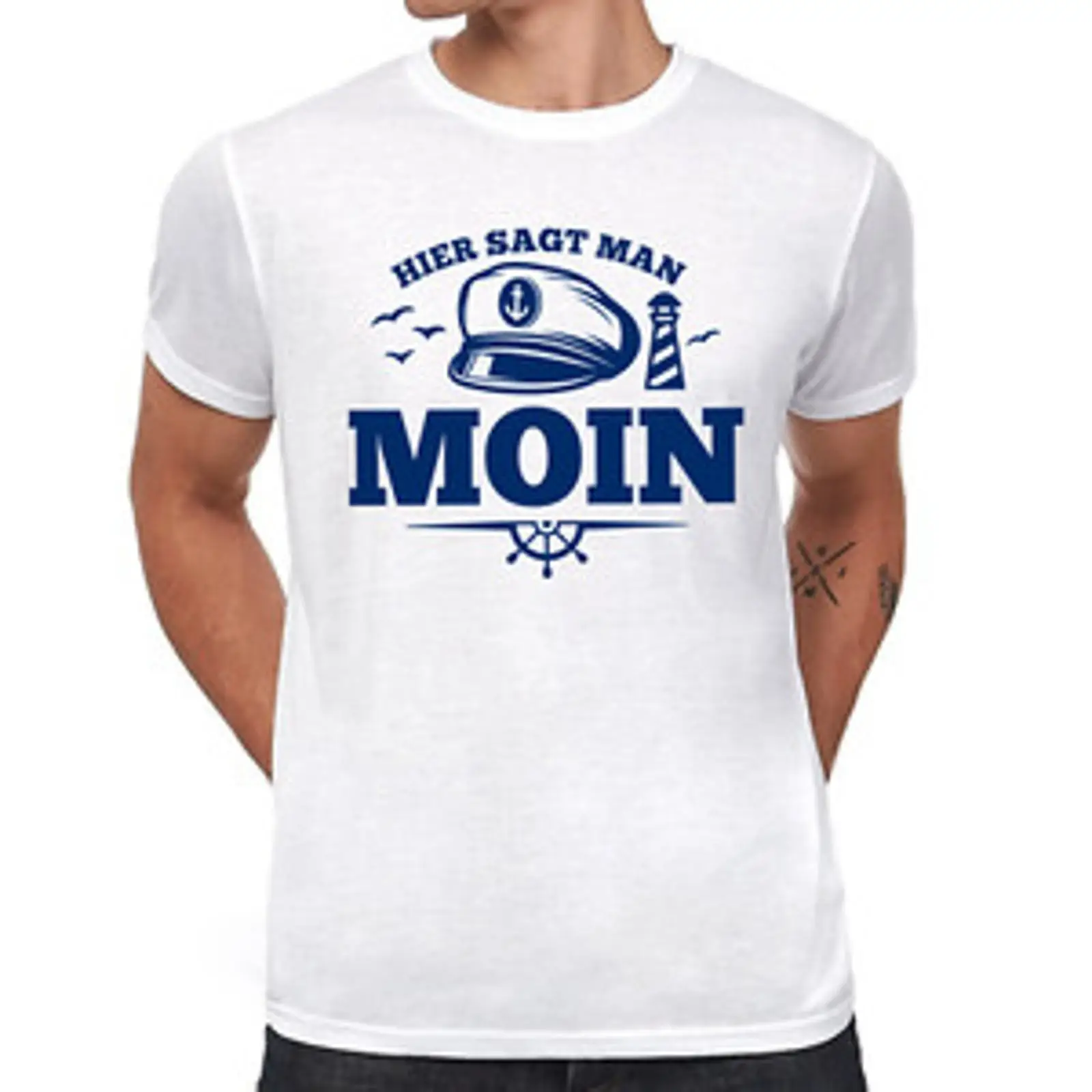Men'S Fashion Hamburg - Camiseta vintage de moda lavada y