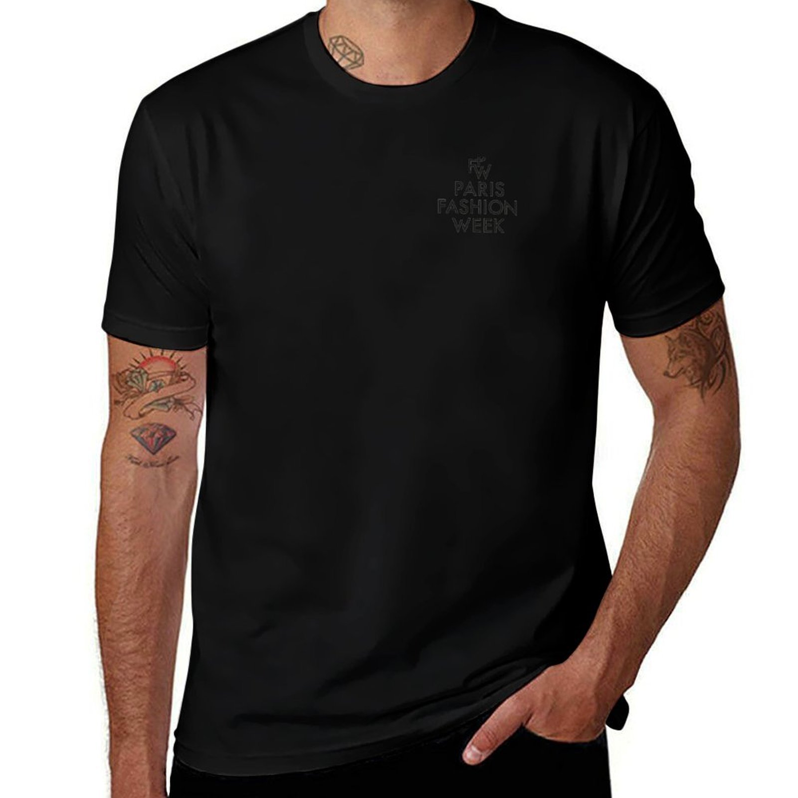 Men'S Paris Fashion Week - Camiseta de la Semana de la