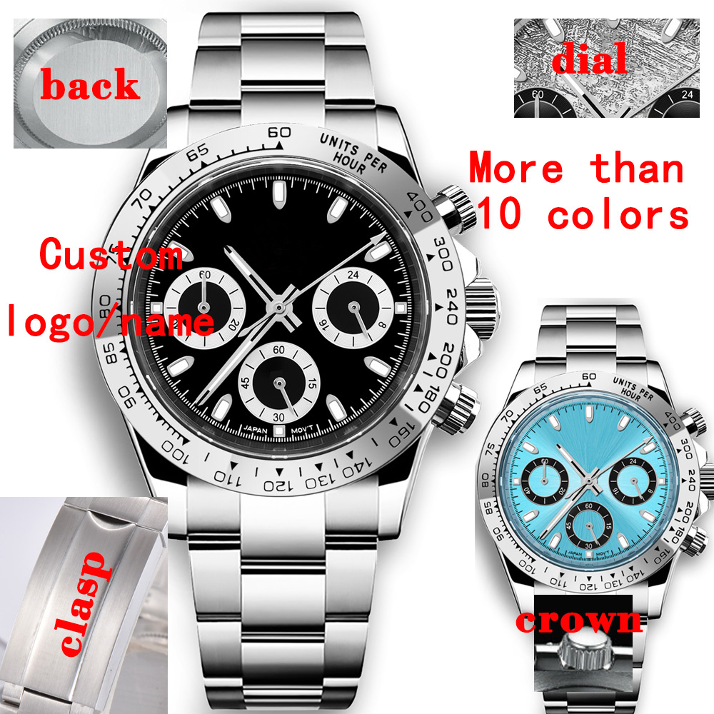 Mens Fashion Bracelet - Reloj de cuarzo personalizado de 39mm