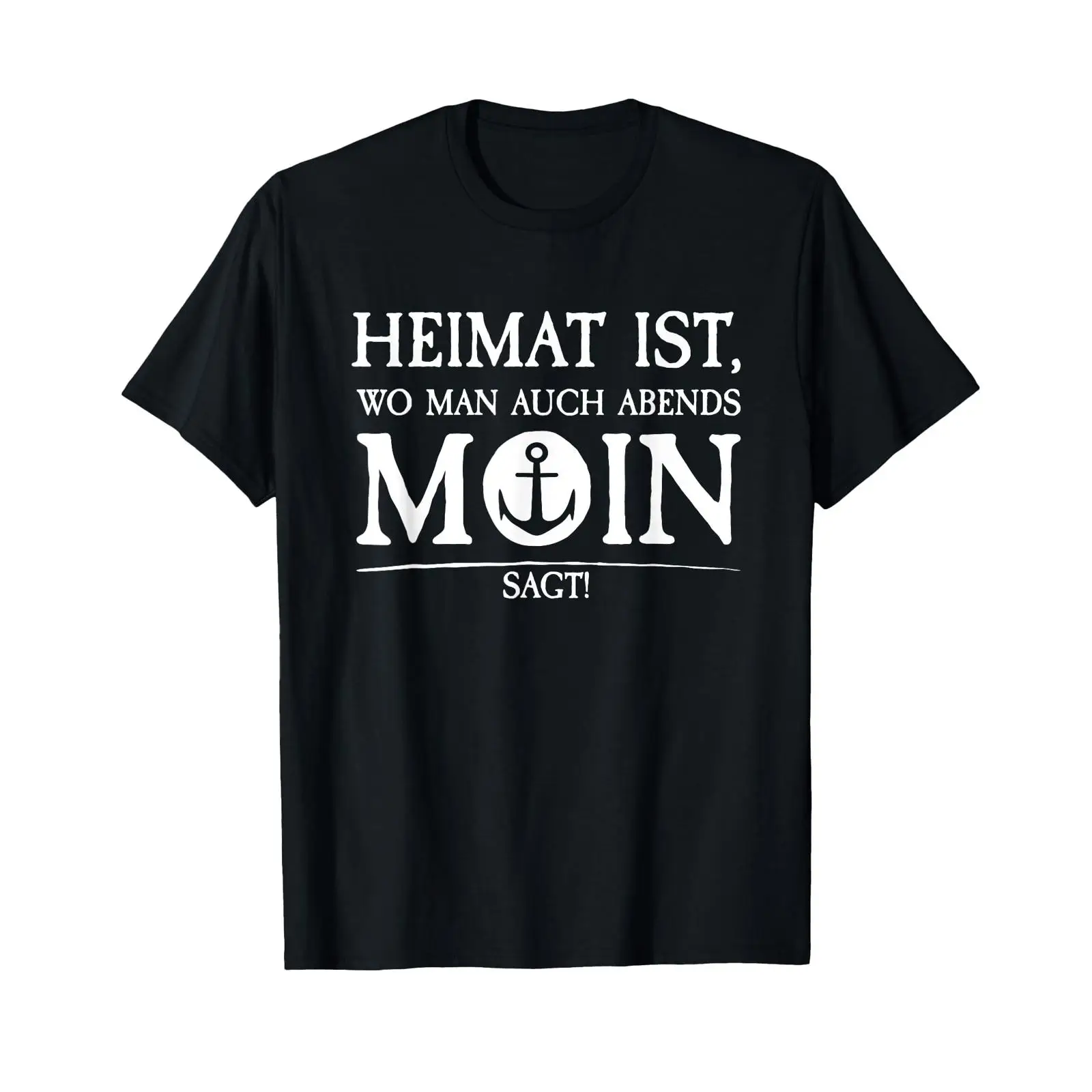 Men'S Fashion Hamburg - Camiseta Heimat Moin Anchor Home Saying