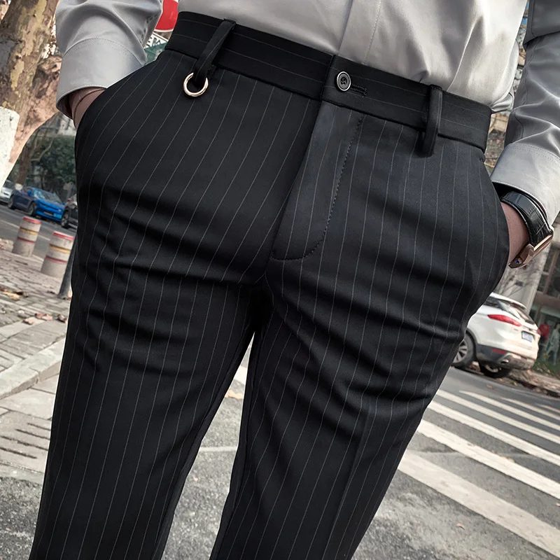 Formal Trouser Stretch - Pantalones de traje para hombre, pantalones