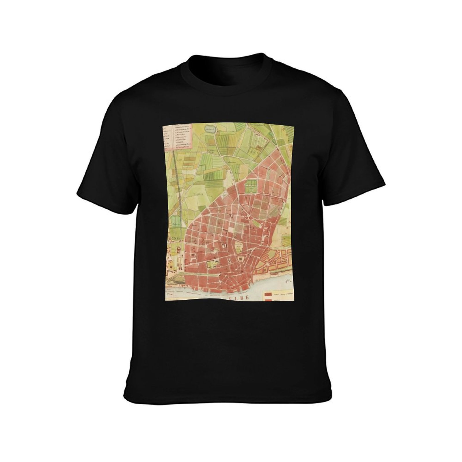 Camiseta vintage con mapa de A - Men'S Fashion Hamburg reseña y precio