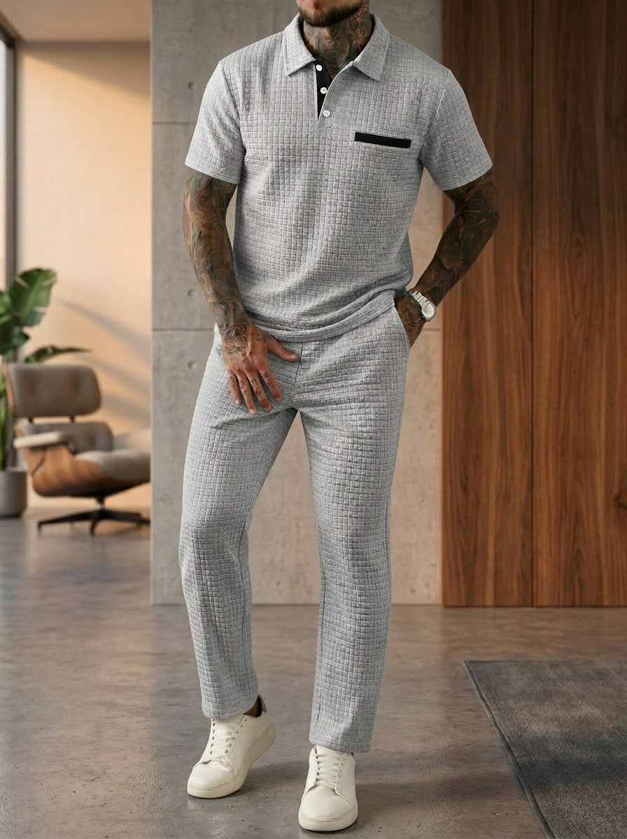 Nueva Camisa Polo de Verano pa - Men'S Fashion Color reseña y precio