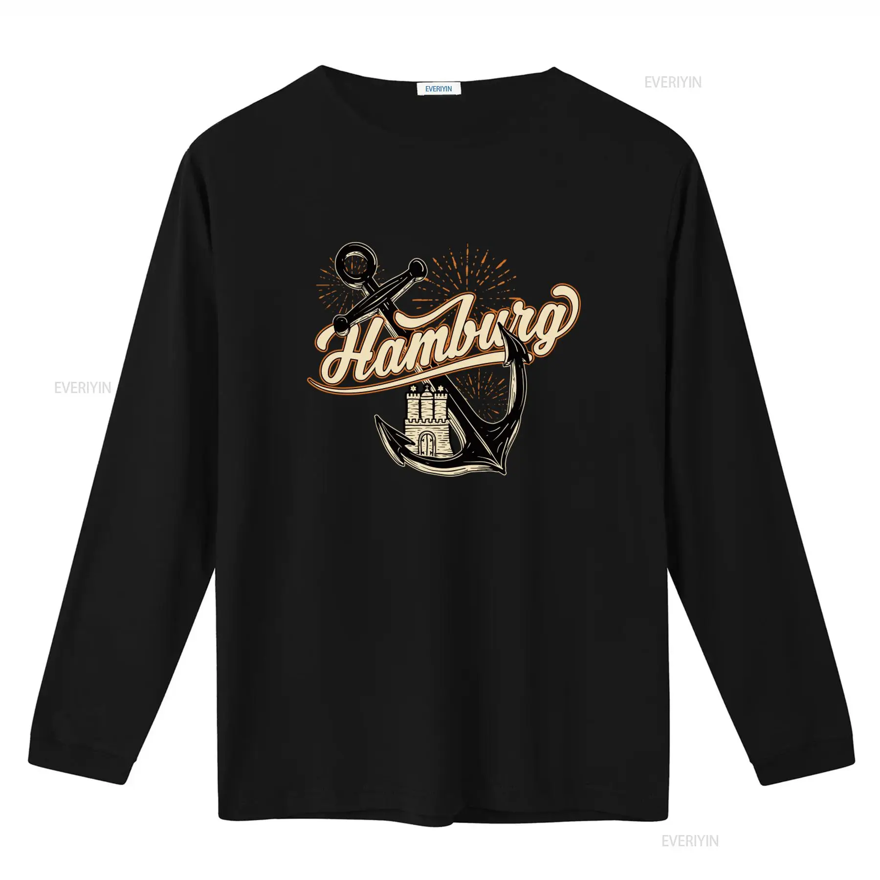 Camiseta con estampado de ancl - Men'S Fashion Hamburg reseña y precio