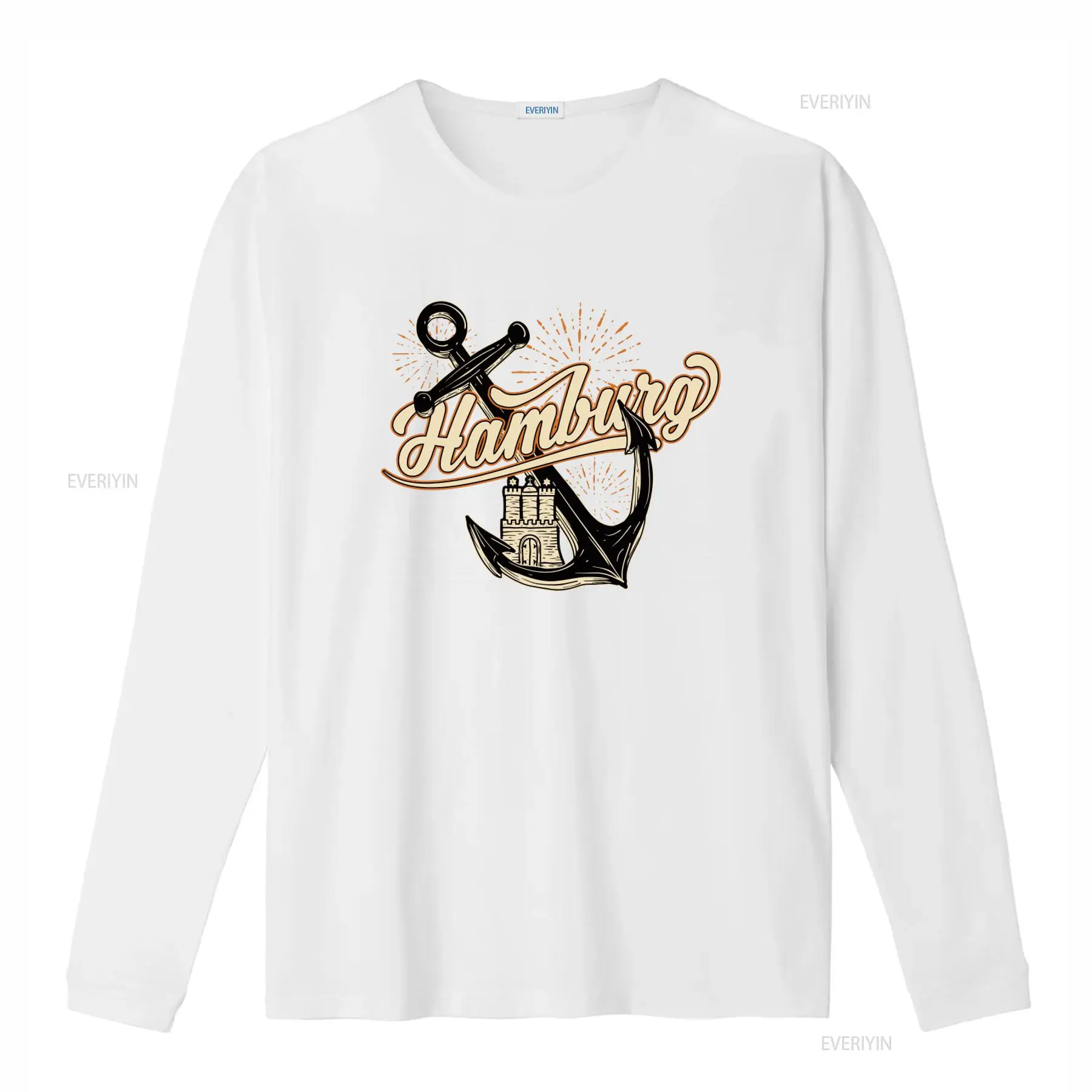 Camiseta con estampado de ancl - Men'S Fashion Hamburg reseña y precio
