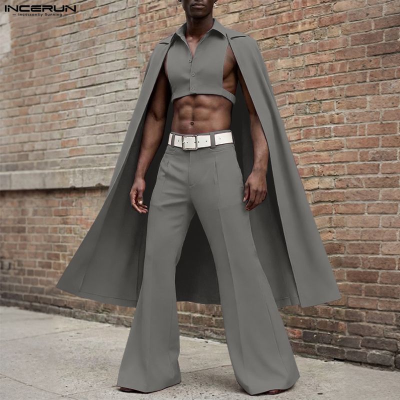 Conjuntos INCERUN para Hombre, - Men'S Fashion Color reseña y precio