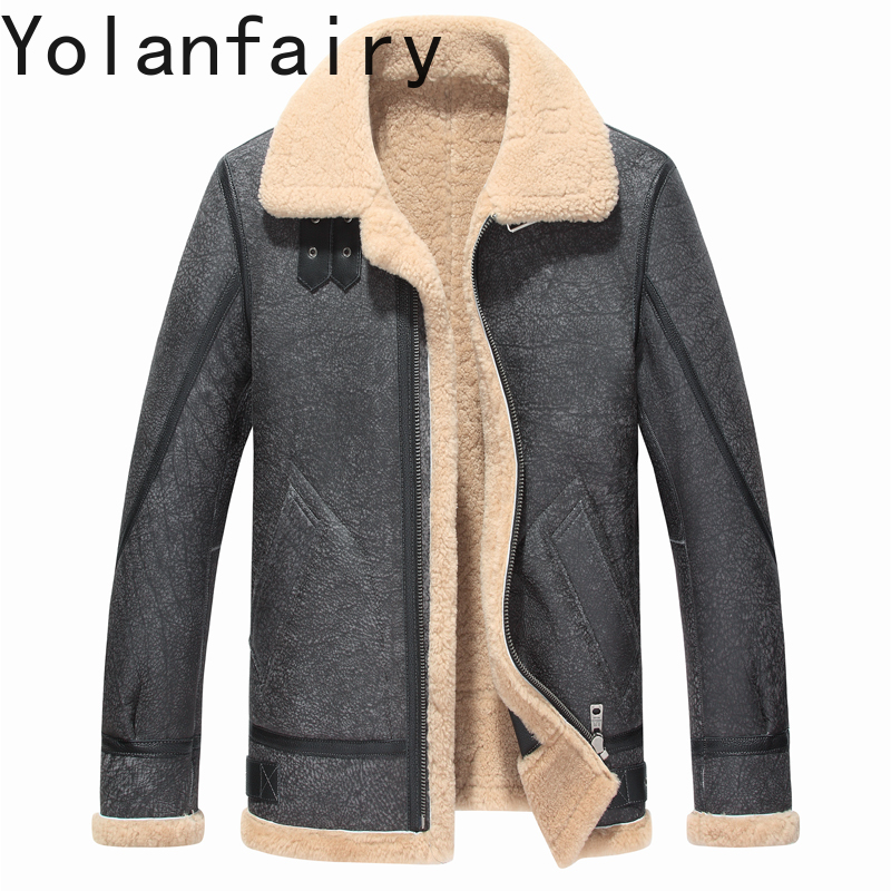 YOLANFAIRY chaquetas de cuero  - Men'S Fashion Leather Jacket reseña y precio