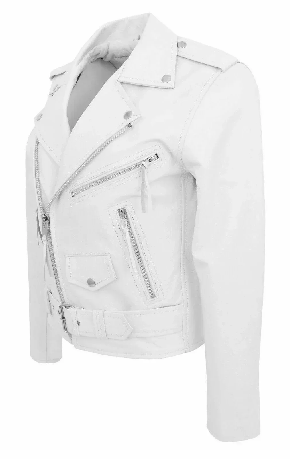Chaqueta de cuero para hombre  - Men'S Fashion Leather Jacket reseña y precio