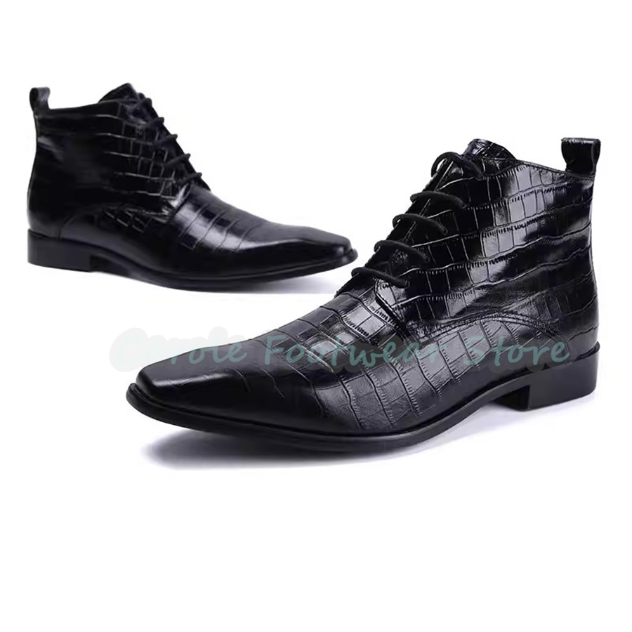 Botas de Tobillo de Cuero Genu - Mens Fashion Dress reseña y precio
