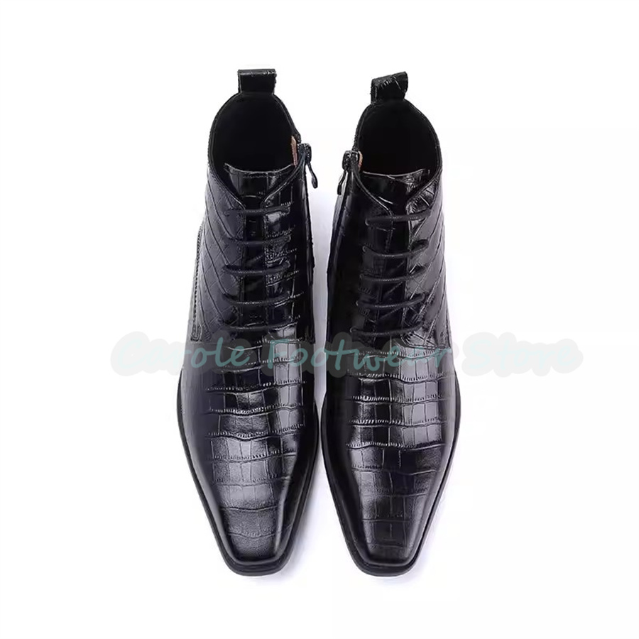 Botas de Tobillo de Cuero Genu - Mens Fashion Dress reseña y precio