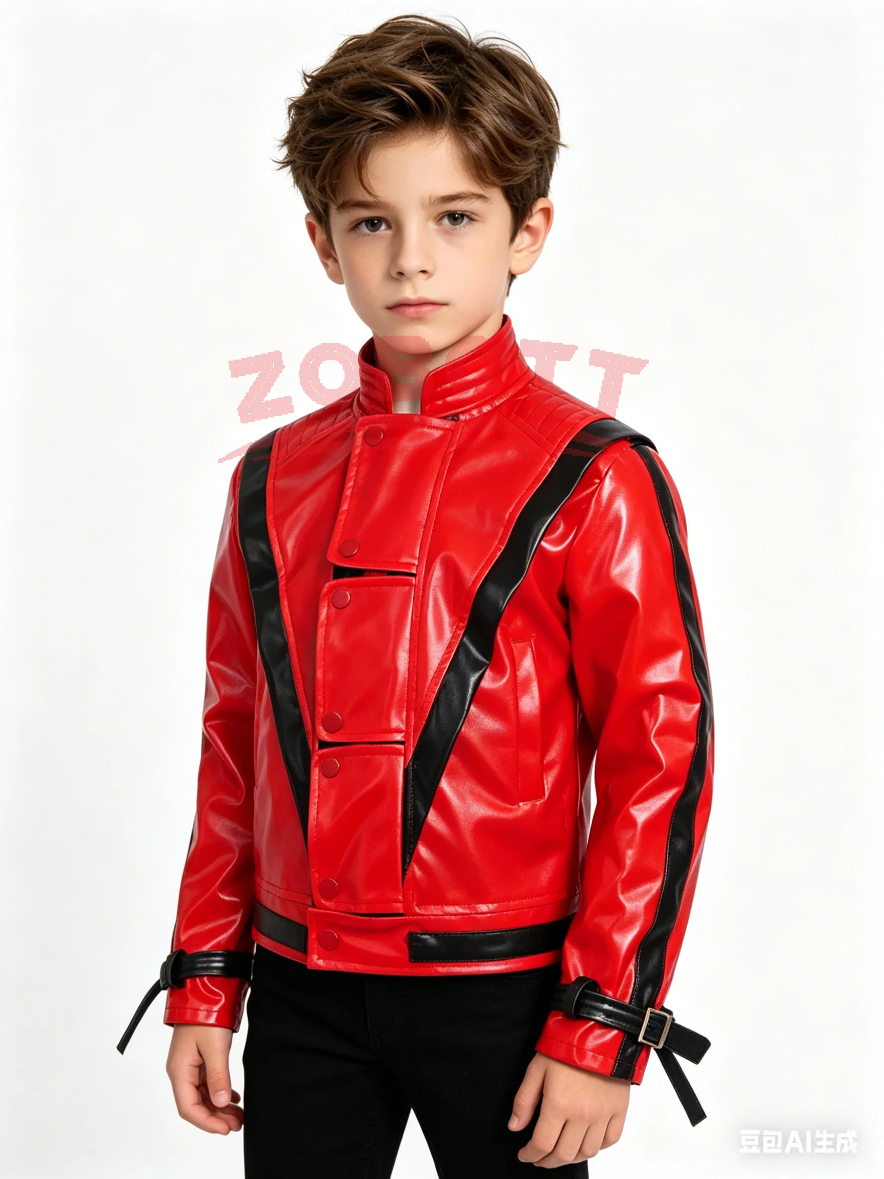Chaqueta de Cuero Roja de Mich - Men'S Fashion Leather Jacket reseña y precio