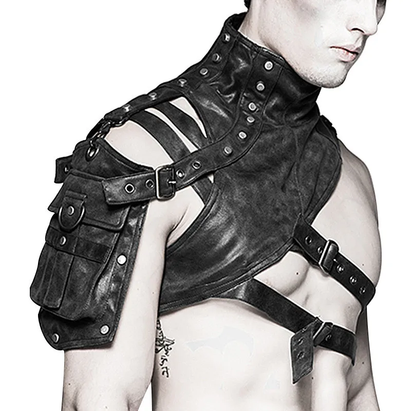 Armadura de cuero Medieval Ste - Men'S Fashion Leather Jacket reseña y precio