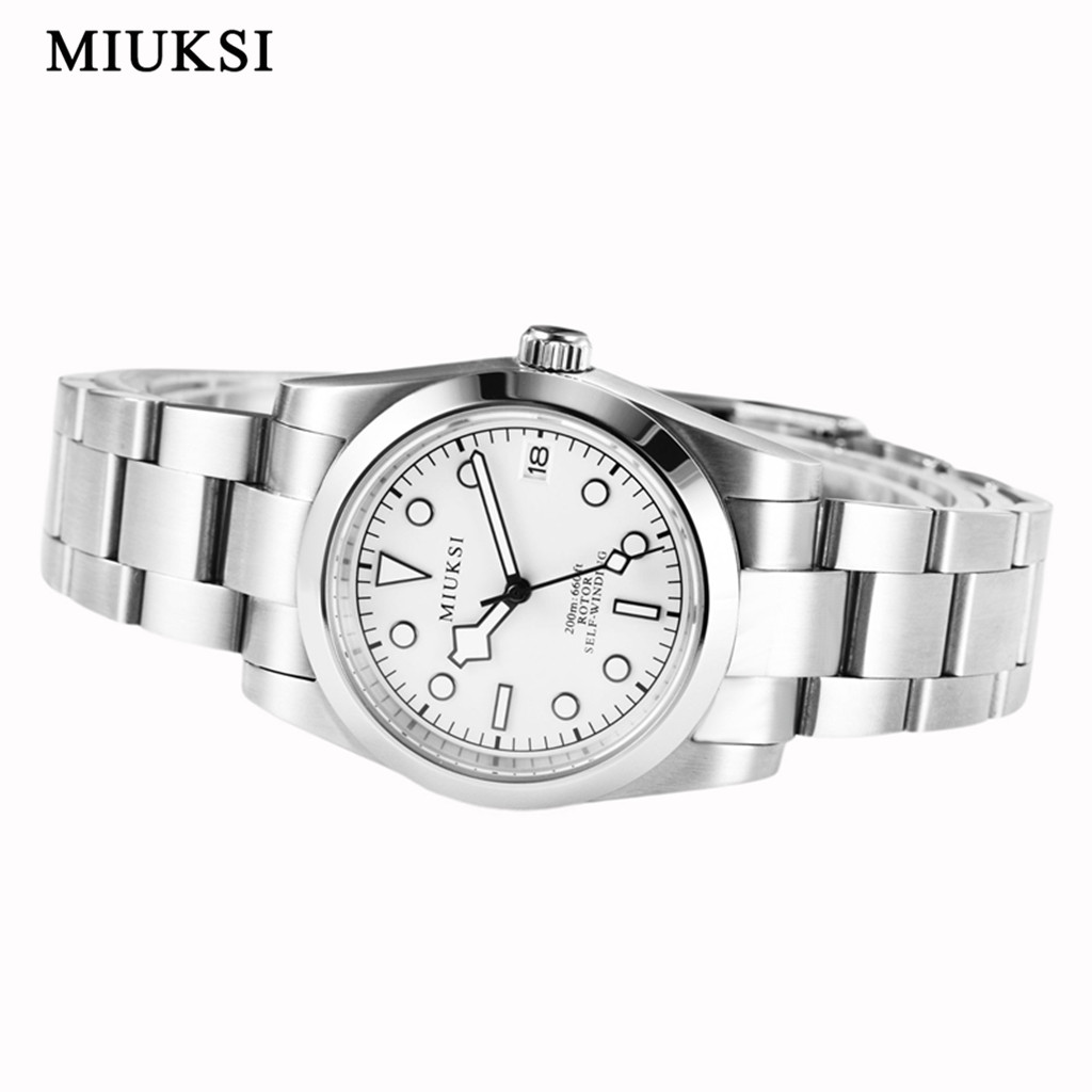 Reloj mecánico Miuksi de 36mm  - Mens Fashion Bracelet reseña y precio