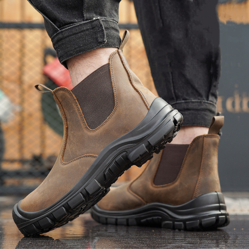 Botas de trabajo con puntera d - Chelsea Boots Men reseña y precio
