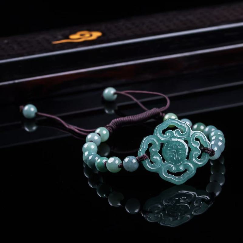 Pulsera de Jadeíta Natural Gra - Mens Fashion Bracelet reseña y precio