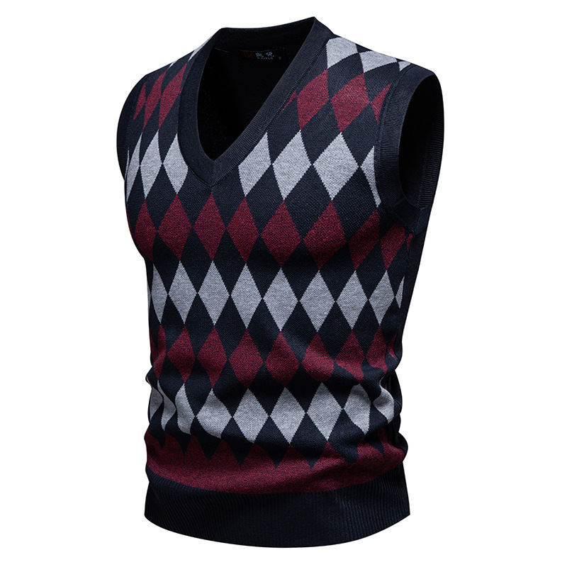 2025 Otoño e Invierno, Jersey  - Men'S Fashion V Neck Sweater reseña y precio