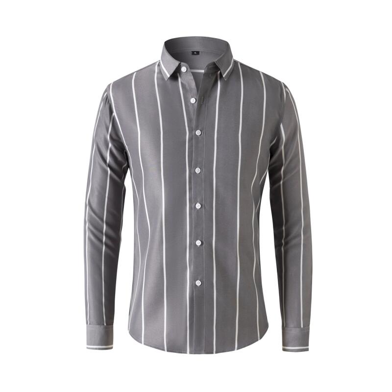 Camisa de Vestir a Rayas para  - Mens Fashion Dress reseña y precio