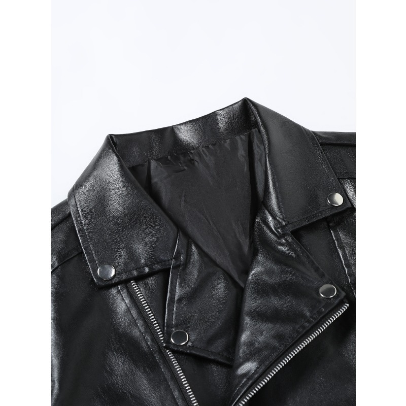 Nueva Chaqueta de Cuero para H - Men'S Fashion Leather Jacket reseña y precio