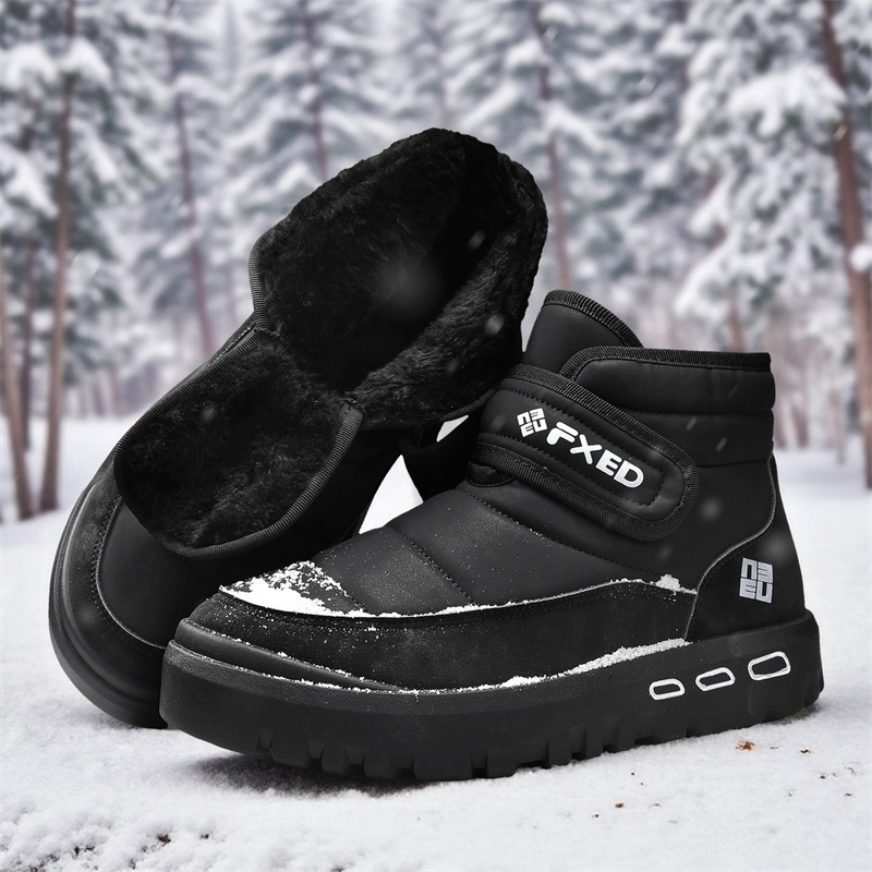 Botas de nieve de piel cálida  - Men'S Fashion Line reseña y precio