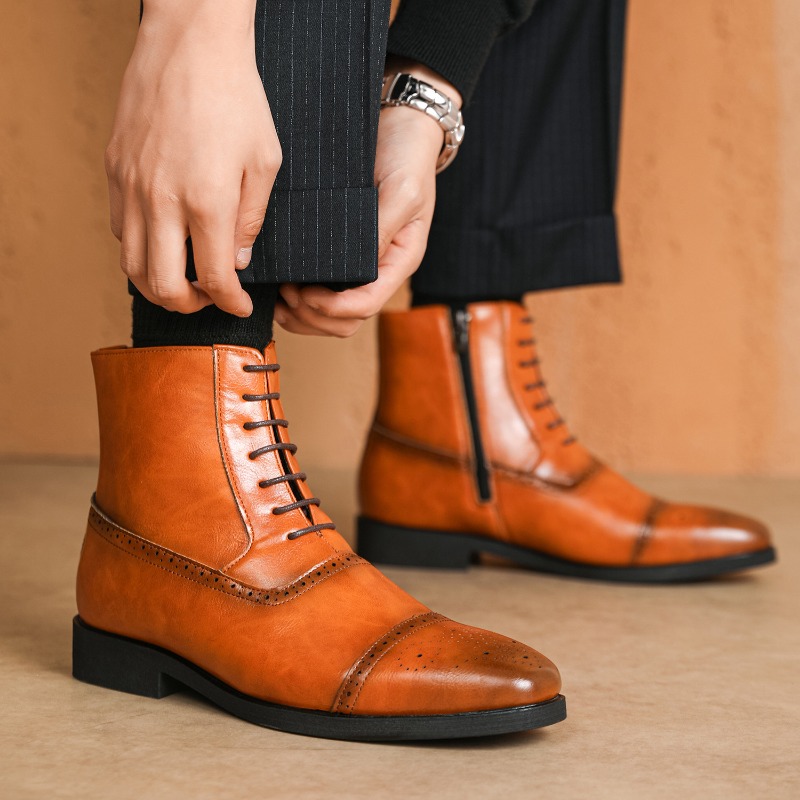 Botas de lujo para hombre, nue - Chelsea Boots Men reseña y precio