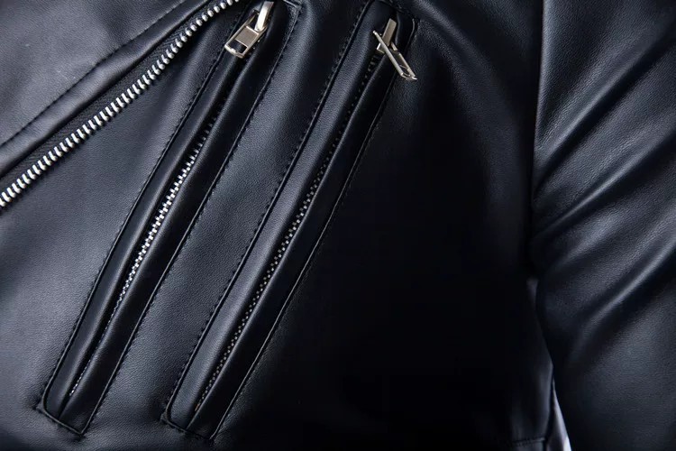 Chaqueta informal para hombre  - Men'S Fashion Leather Jacket reseña y precio