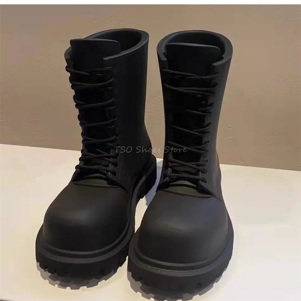 Botas negras de fondo grueso p - Chelsea Boots Men reseña y precio