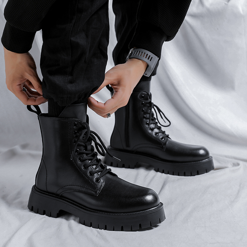 Botas de cuero genuino de lujo - Chelsea Boots Men reseña y precio