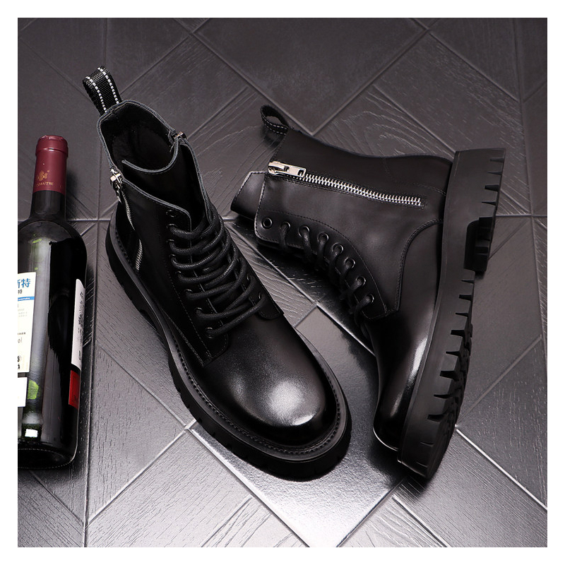 Botas de cuero genuino de lujo - Chelsea Boots Men reseña y precio