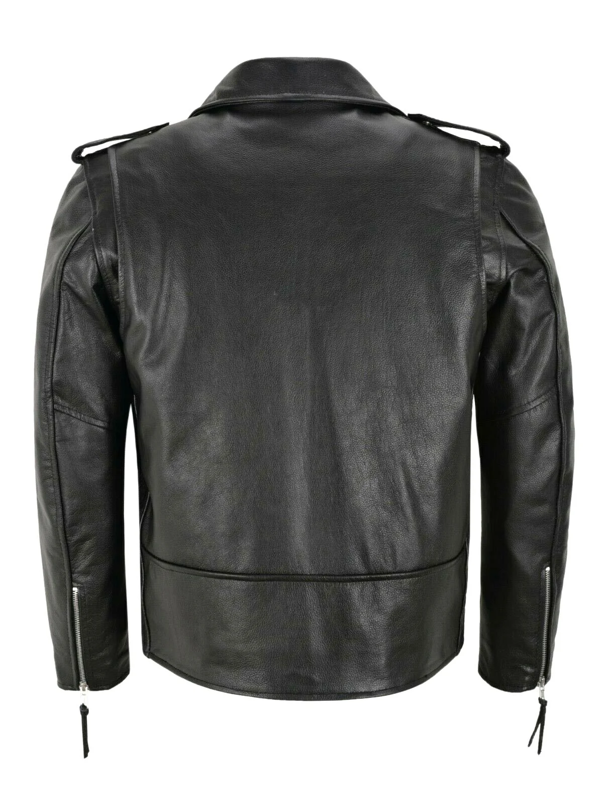 Chaqueta de cuero para hombre, - Men'S Fashion Leather Jacket reseña y precio