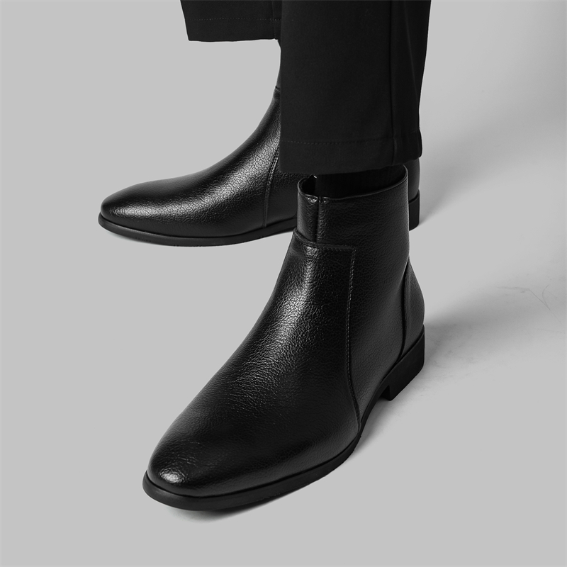 Botines de cuero suave para ho - Chelsea Boots Men reseña y precio