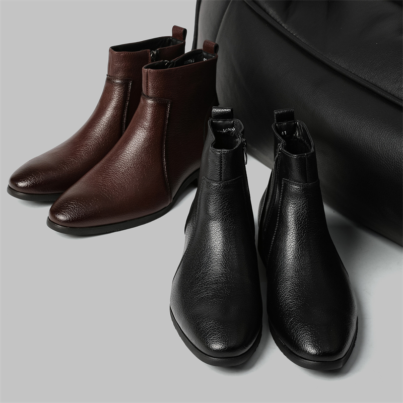 Botines de cuero suave para ho - Chelsea Boots Men reseña y precio