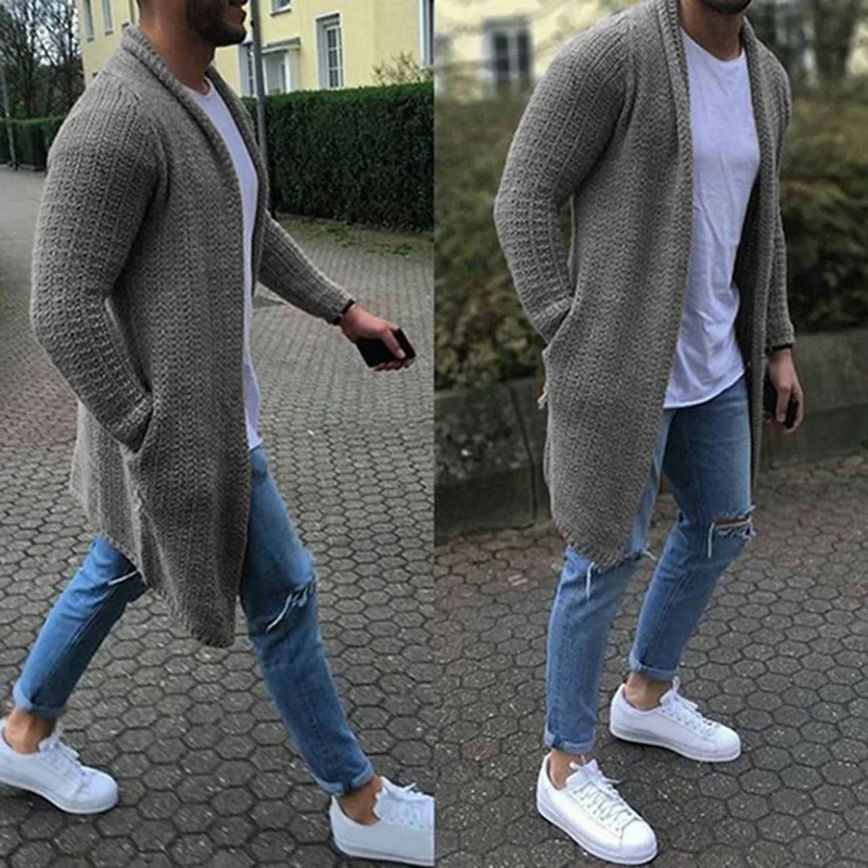 Primavera otoño moda hombres s - Men'S Fashion V Neck Sweater reseña y precio