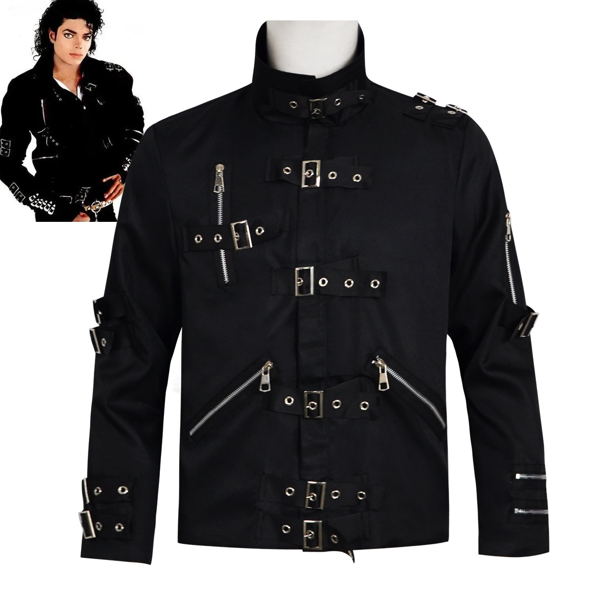Chaqueta de Cuero Estilo Punk  - Men'S Fashion Leather Jacket reseña y precio