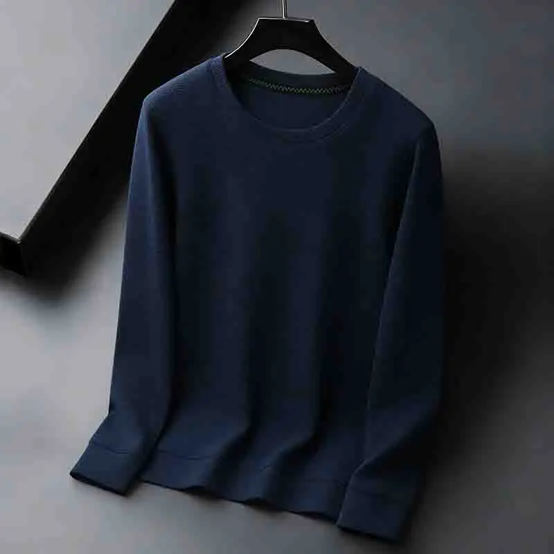Suéter Básico de Cuello Redond - Knitted Cardigan Men reseña y precio