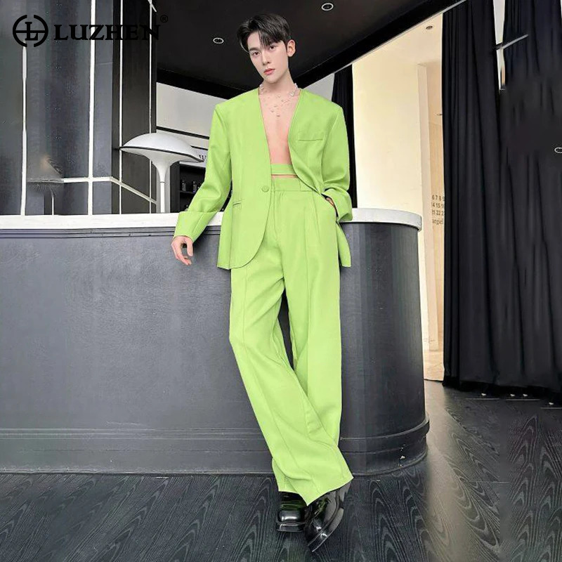 LUZHEN 2026 Primavera Nuevo Co - Men'S Fashion Color reseña y precio