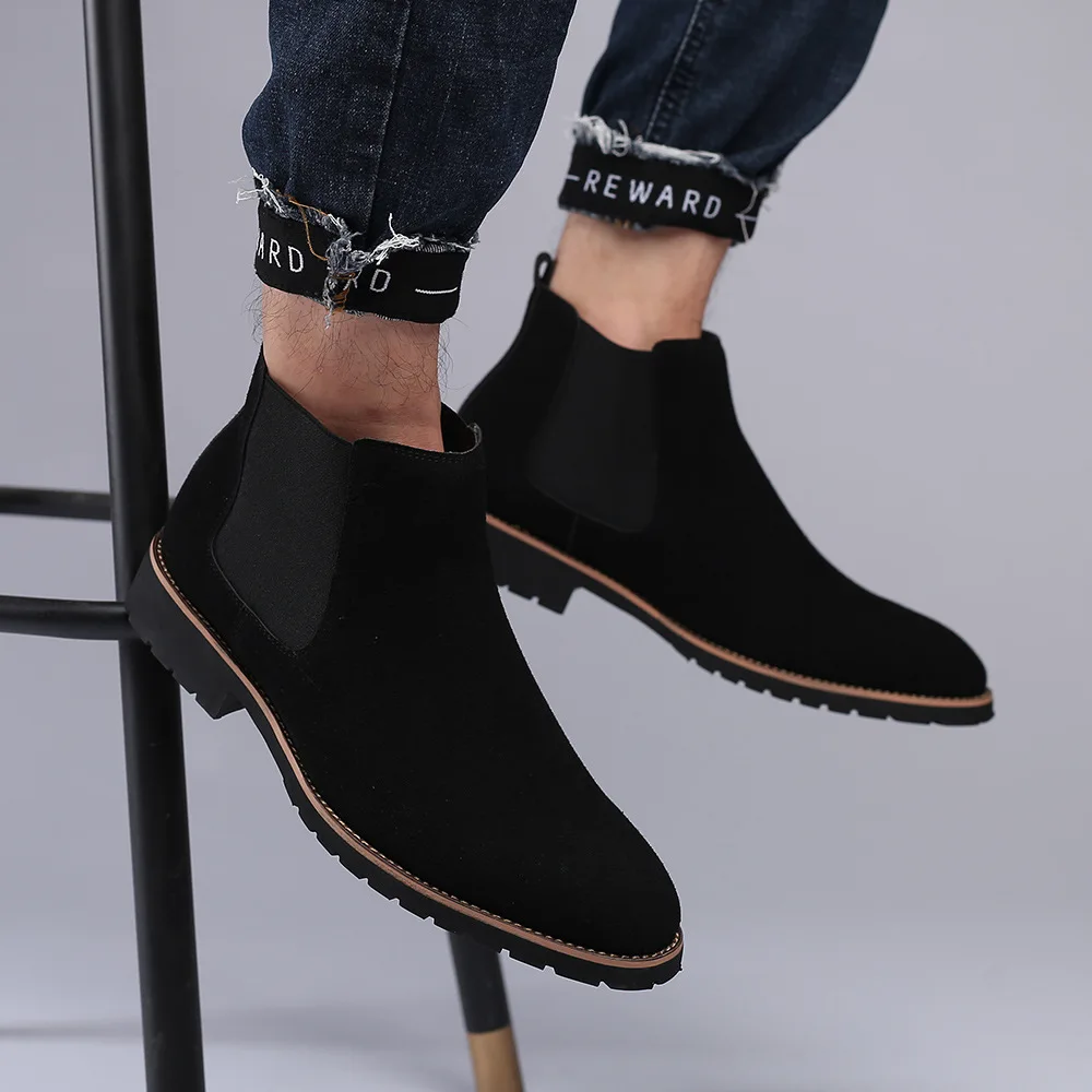 Botas de tobillo para hombre,  - Chelsea Boots Men reseña y precio