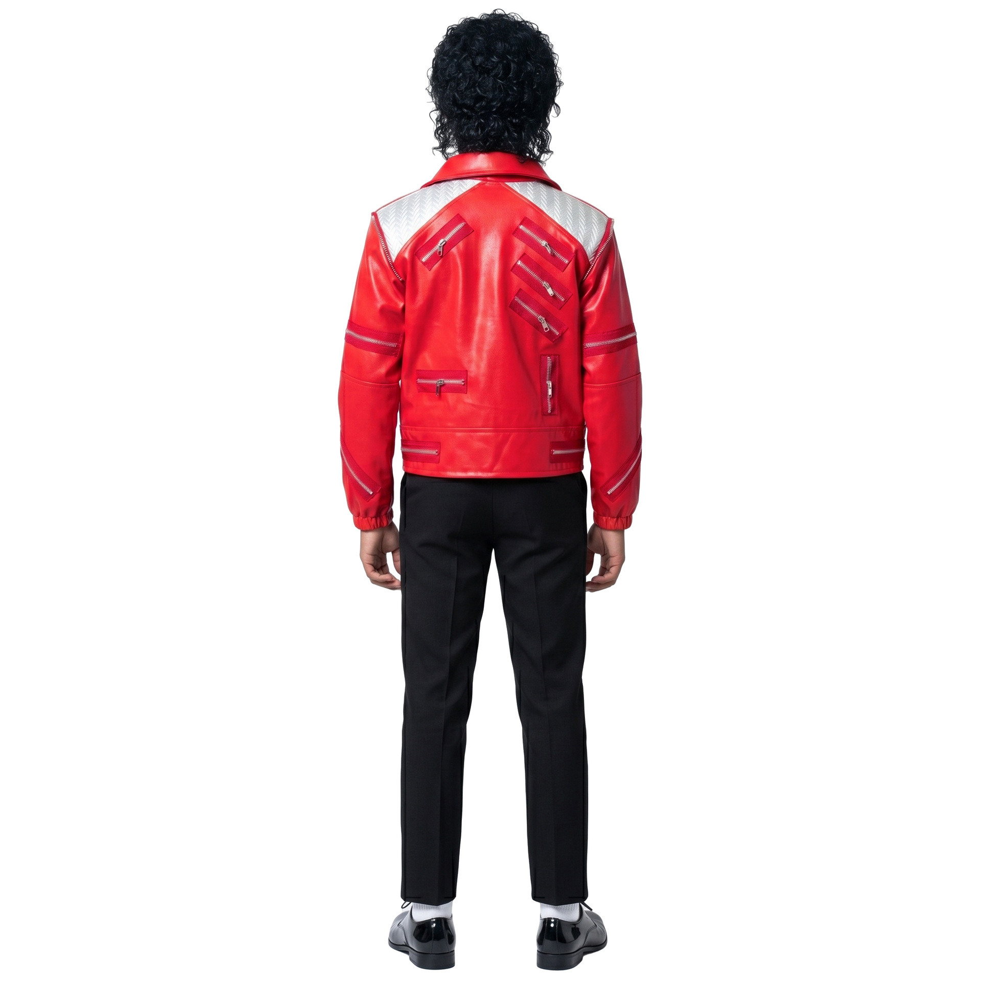 Disfraz Retro de los 80s de Mi - Men'S Fashion Leather Jacket reseña y precio