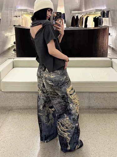 Pantalones Vaqueros Desgastado - Men'S Fashion Line reseña y precio
