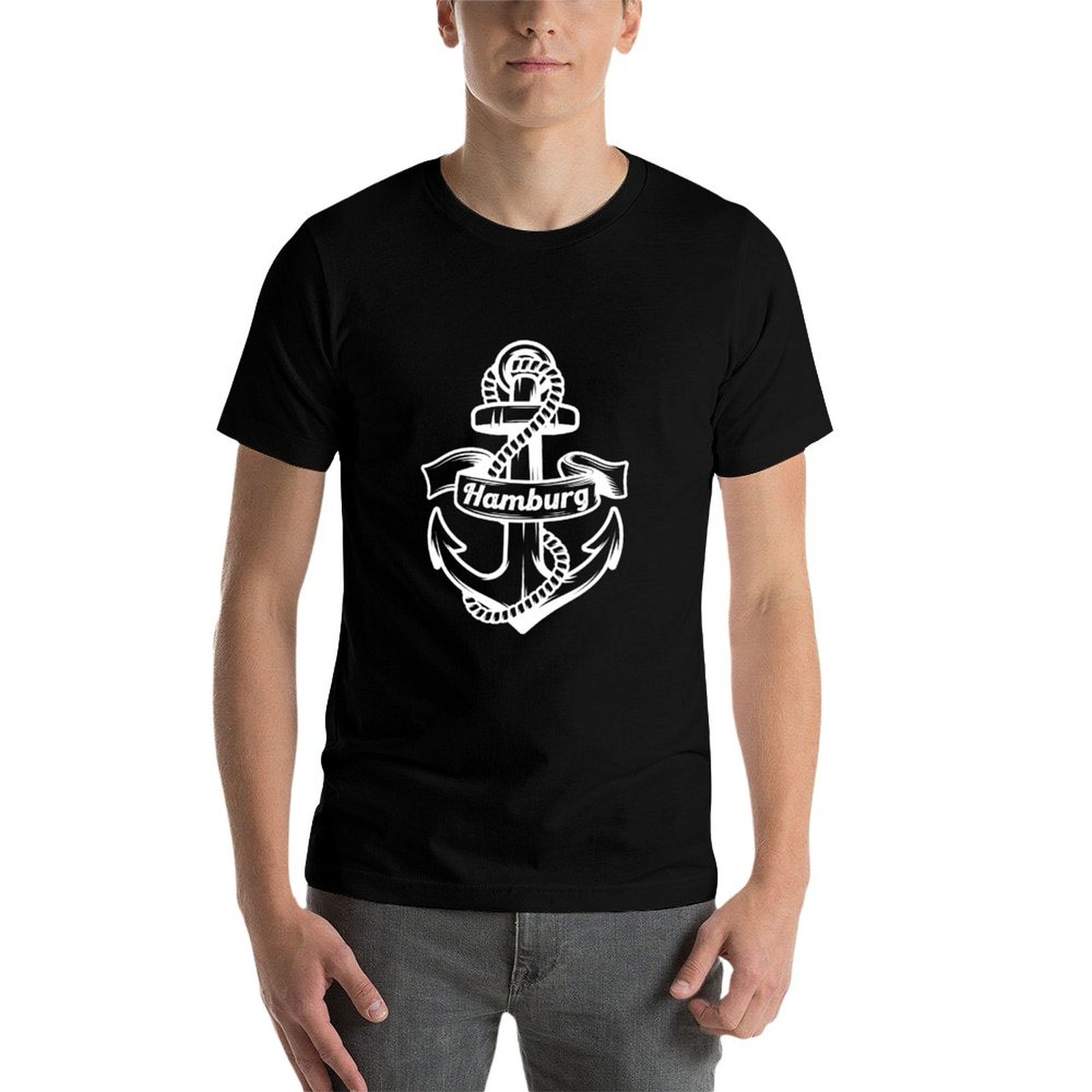 Camiseta con estampado de letr - Men'S Fashion Hamburg reseña y precio
