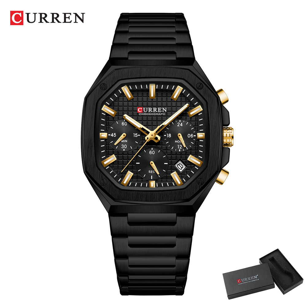 Reloj cronógrafo cuadrado de l - Mens Fashion Bracelet reseña y precio